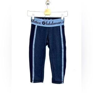 OG Lululemon athletica blue capri leggings. Size 2